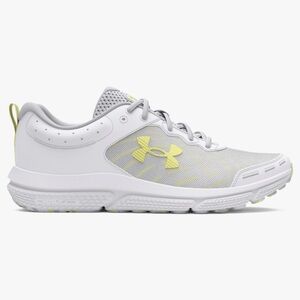 Under Armour White and Yellow Sneakers